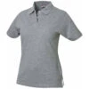 Clique Women's Grey Melange Marion Polo -Clique LQK00001 Grey Melange F