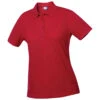 Clique Women's Red Elmira Polo -Clique LQK00005 RD F