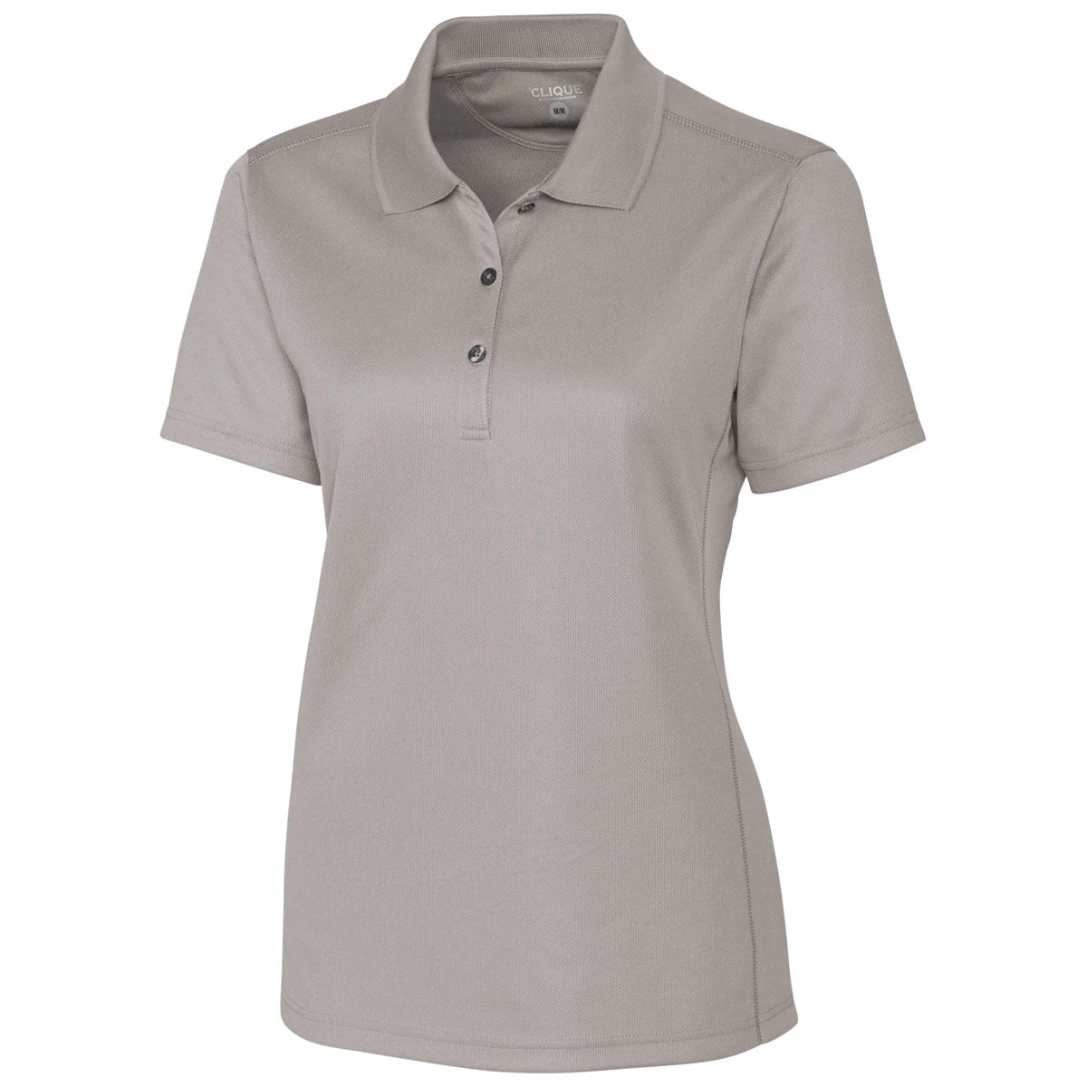 Clique Women's Silver S/S Ice Pique Polo 3 Clique Women's Silver S/S Ice Pique Polo