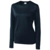 Clique Women's Dark Navy Long Sleeve Ice Tee -Clique LQK00028 DN F