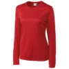 Clique Women's Red Long Sleeve Ice Tee -Clique LQK00028 RD F