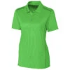 Clique Women's Apple Green Ice Sport Polo -Clique LQK00034 APG F