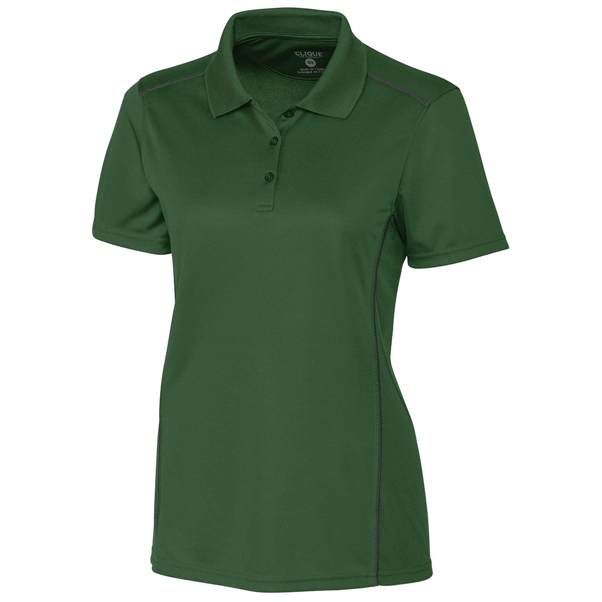 Clique Women's Bottle Green Ice Sport Polo 3 Clique Women's Bottle Green Ice Sport Polo