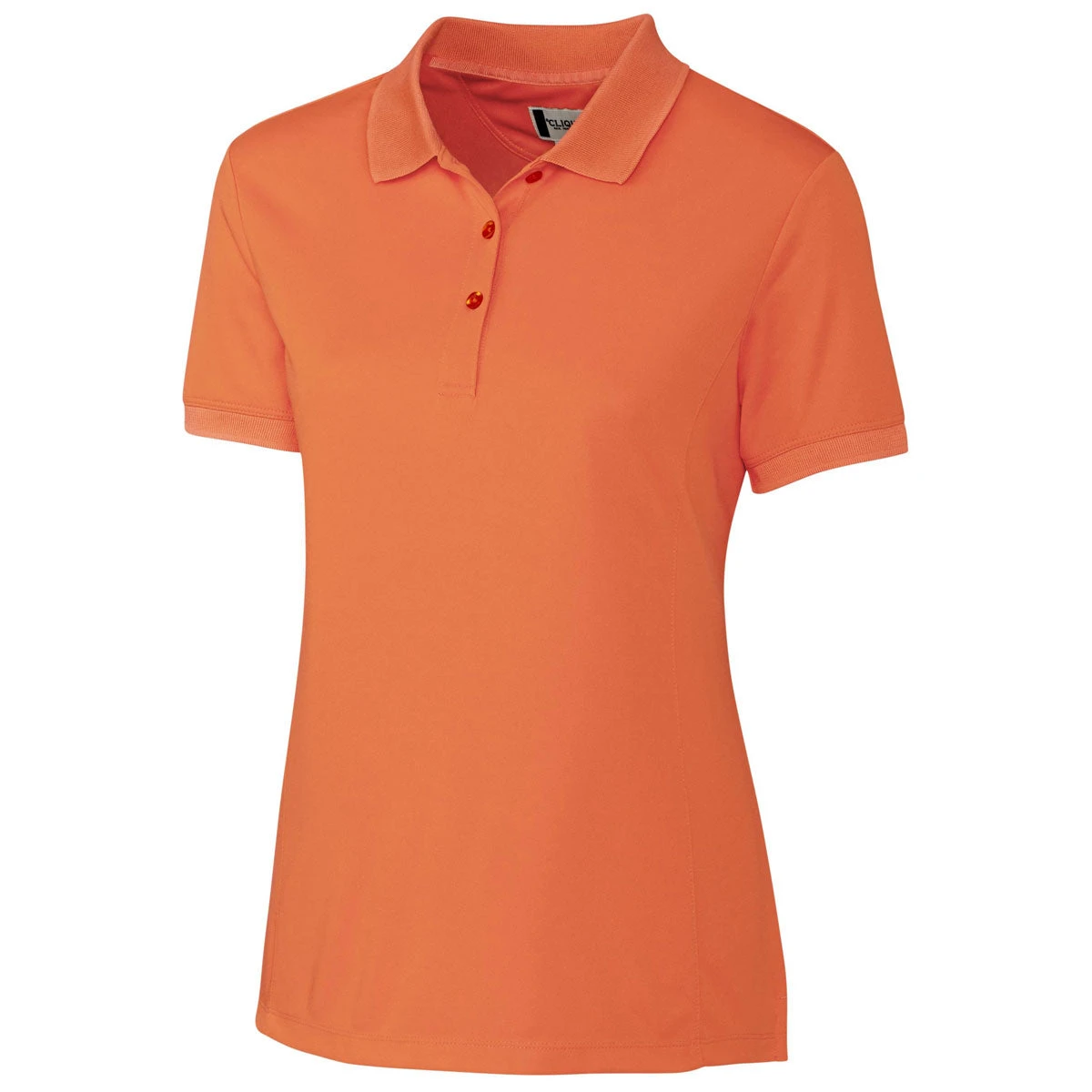 Clique Women's Orange Oslo Pique Polo 3 Clique Women's Orange Oslo Pique Polo