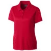 Clique Women's Red Oslo Pique Polo -Clique LQK00035 Red F