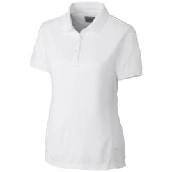 Clique Women's White Oslo Pique Polo