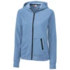 Clique Women's Light Blue Lund Fleece Zip Hoodie -Clique LQK00039 LTB F
