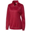 Clique Women's Darkest Red Helsa Half Zip -Clique LQK00040 Darkest Red F