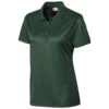 Clique Women's Bottle Green Malmo Snag Proof Polo -Clique LQK00042 BTG F