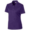 Clique Women's College Purple Malmo Pique Polo -Clique LQK00043 CLP F