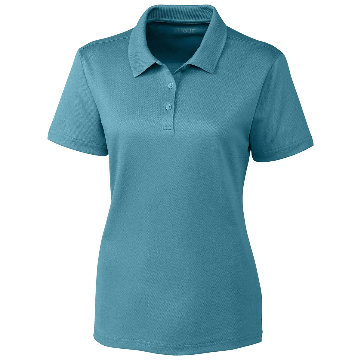 Clique Women's Dusty Blue Spin Pique Polo 3 Clique Women's Dusty Blue Spin Pique Polo