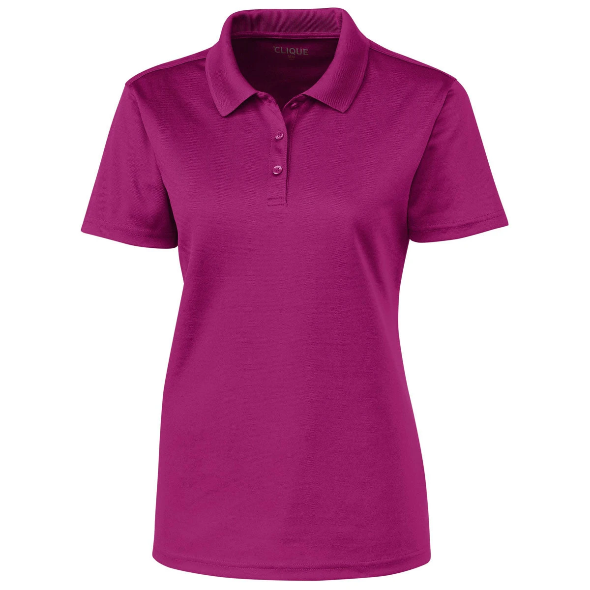 Clique Women's Gala Pink Spin Pique Polo 3 Clique Women's Gala Pink Spin Pique Polo