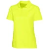 Clique Women's Hi-Vis Yellow Spin Pique Polo -Clique LQK00063 Hi Vis Yellow F
