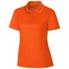 Clique Women's Orange Spin Pique Polo -Clique LQK00063 Orange F