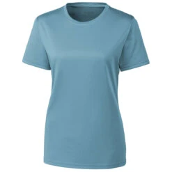 Clique Women's Dusty Blue Spin Jersey Tee