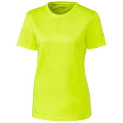 Clique Women's Hi-Vis Yellow Spin Jersey Tee