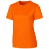 Clique Women's Orange Spin Jersey Tee 1 Clique Women's Orange Spin Jersey Tee -Clique LQK00064 Orange F