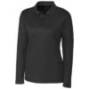 Clique Women's Black Long Sleeve Spin Pique Polo 2 Clique Women's Black Long Sleeve Spin Pique Polo -Clique LQK00066 Black F
