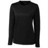Clique Women's Black Long Sleeve Spin Jersey Tee -Clique LQK00067 Black F