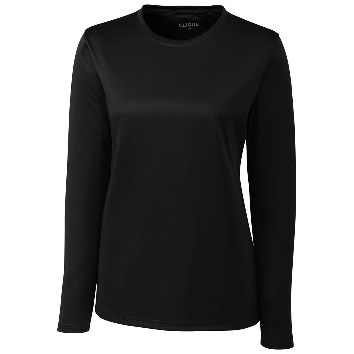 Clique Women's Black Long Sleeve Spin Jersey Tee 3 Clique Women's Black Long Sleeve Spin Jersey Tee