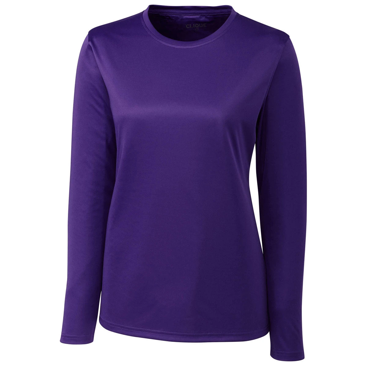 Clique Women's Royal Purple Long Sleeve Spin Jersey Tee 3 Clique Women's Royal Purple Long Sleeve Spin Jersey Tee