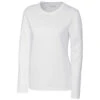 Clique Women's White Long Sleeve Spin Jersey Tee 2 Clique Women's White Long Sleeve Spin Jersey Tee -Clique LQK00067 White F