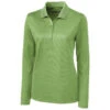 Clique Women's Putting Green Long Sleeve Ice Pique Polo -Clique LQK00068 Putting Green F