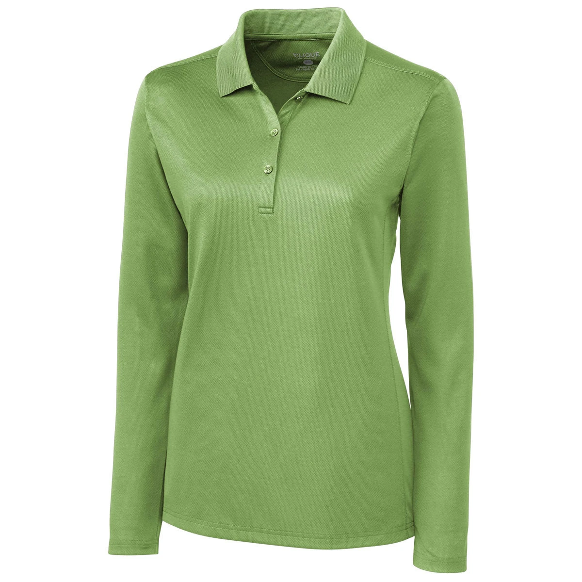 Clique Women's Putting Green Long Sleeve Ice Pique Polo 3 Clique Women's Putting Green Long Sleeve Ice Pique Polo