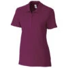 Clique Women's Bordeaux Addison Polo -Clique LQK00069 Bordeaux F