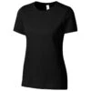 Clique Women's Black Playlist Tee -Clique LQK00070 Black F