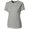 Clique Women's Grey Melange Playlist Tee -Clique LQK00070 Grey Melange F
