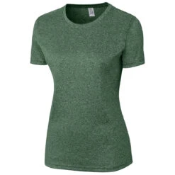 Clique Women's Bottle Green Heather Charge Active Tee