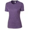 Clique Women's College Purple Heather Charge Active Tee 2 Clique Women's College Purple Heather Charge Active Tee -Clique LQK00077 College Purple Heather F