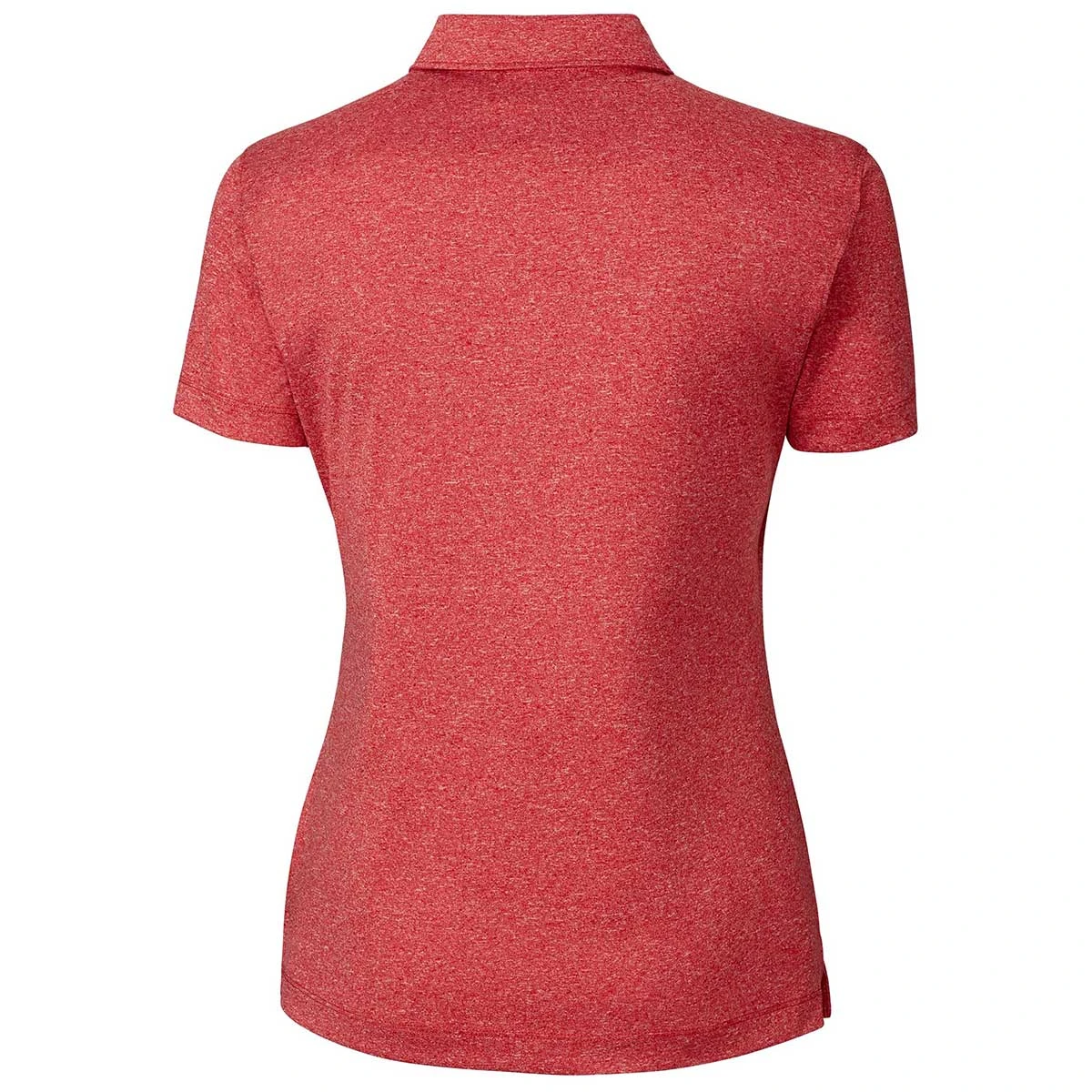 Clique Women's Cardinal Red Heather Charge Active Polo 4 Clique Women's Cardinal Red Heather Charge Active Polo - Image 2