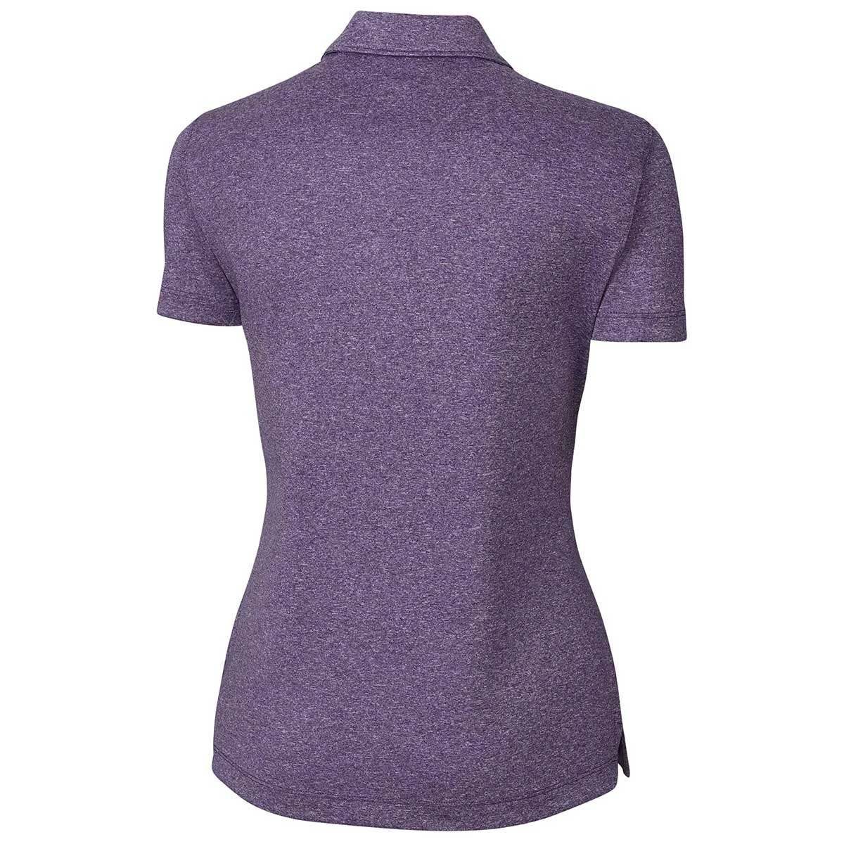 Clique Women's College Purple Heather Charge Active Polo 4 Clique Women's College Purple Heather Charge Active Polo - Image 2