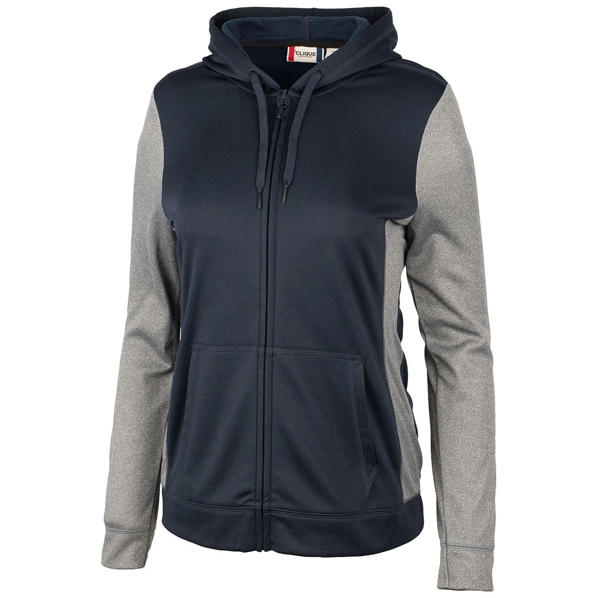 Clique Women's Dark Navy Helsa Sport Colorblock Full Zip 3 Clique Women's Dark Navy Helsa Sport Colorblock Full Zip
