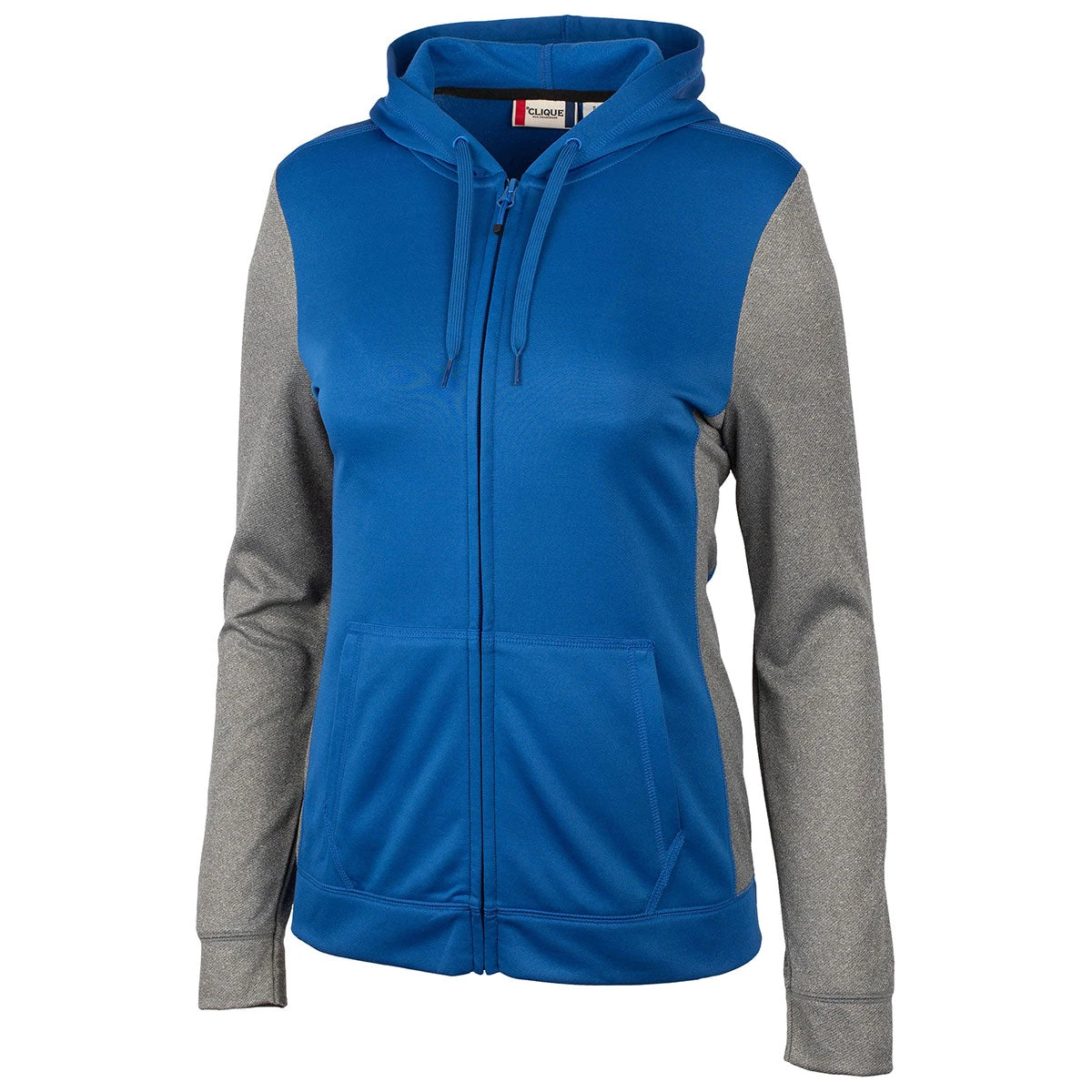 Clique Women's Royal Blue Helsa Sport Colorblock Full Zip 3 Clique Women's Royal Blue Helsa Sport Colorblock Full Zip