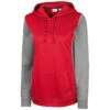 Clique Women's Cardinal Red Helsa Sport Colorblock Pullover 2 Clique Women's Cardinal Red Helsa Sport Colorblock Pullover -Clique LQK00088 CDR F