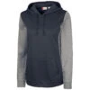 Clique Women's Dark Navy Helsa Sport Colorblock Pullover -Clique LQK00088 DN F