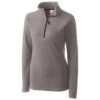 Clique Women's Silver Summit Half Zip Microfleece -Clique LQO00018 Silver F