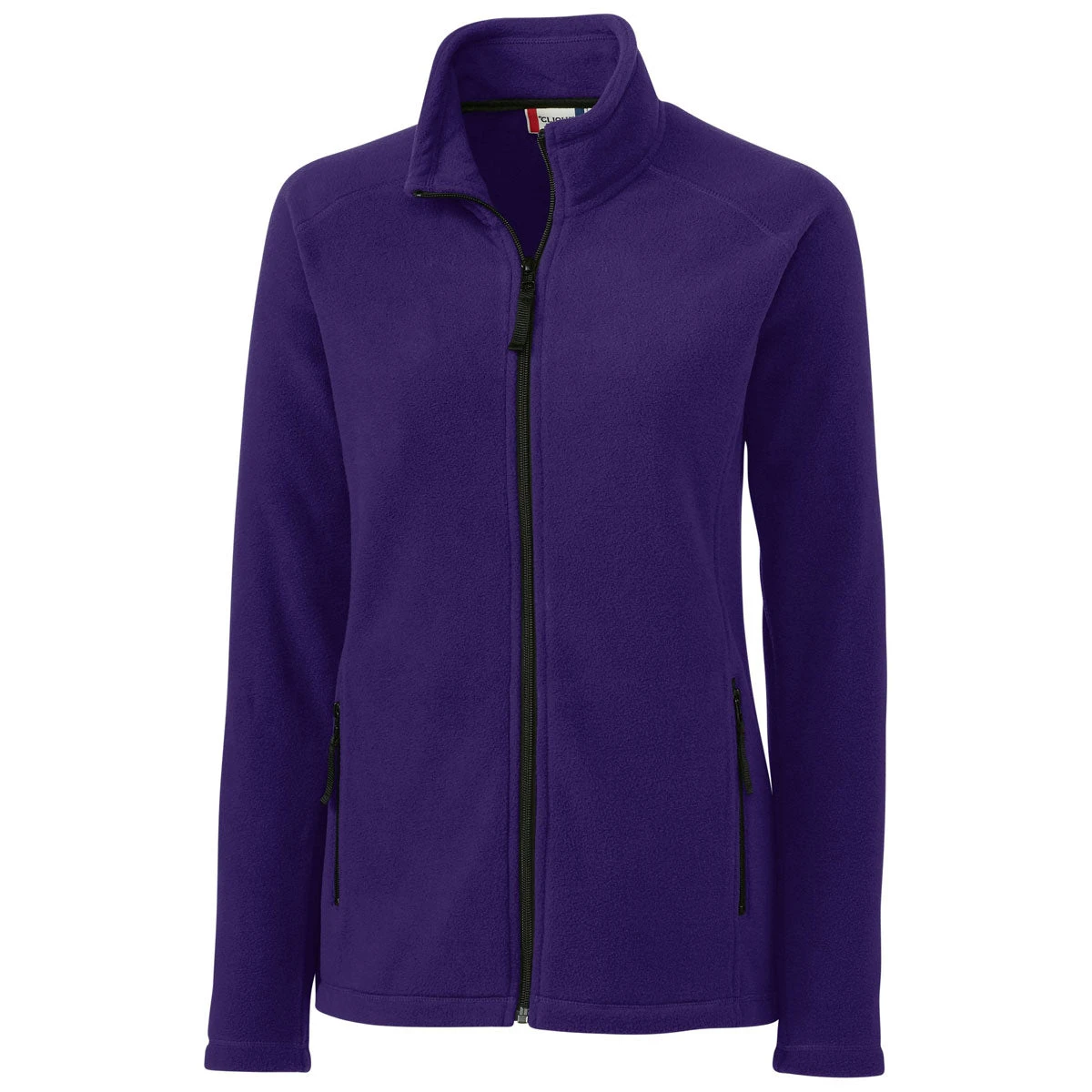 Clique Women's College Purple Summit Full Zip Microfleece 3 Clique Women's College Purple Summit Full Zip Microfleece