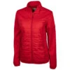 Clique Women's Red Fiery Hybrid Jacket -Clique LQO00057 RD F