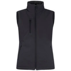 Clique Women's Black Equinox Insulated Softshell Vest