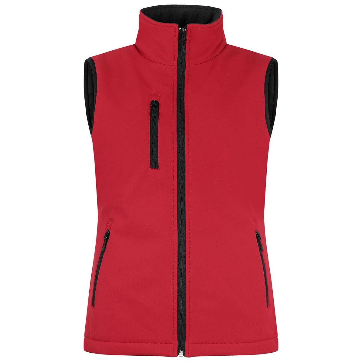 Clique Women's Red Equinox Insulated Softshell Vest 3 Clique Women's Red Equinox Insulated Softshell Vest