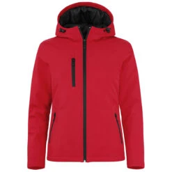 Clique Women's Red Equinox Insulated Softshell Jacket