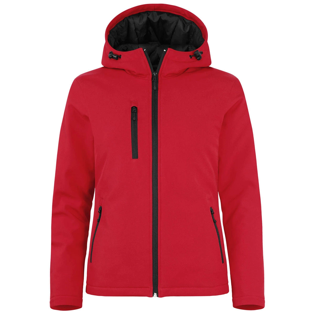 Clique Women's Red Equinox Insulated Softshell Jacket 3 Clique Women's Red Equinox Insulated Softshell Jacket