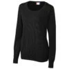 Clique Women's Black Imatra Scoop Neck Sweater -Clique LQS00001 Black F