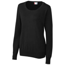 Clique Women's Black Imatra Scoop Neck Sweater