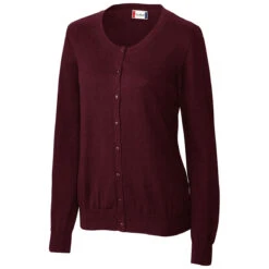 Clique Women's Bordeaux Imatra Cardigan Sweater