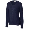 Clique Women's Navy Imatra Cardigan Sweater -Clique LQS00002 NA F
